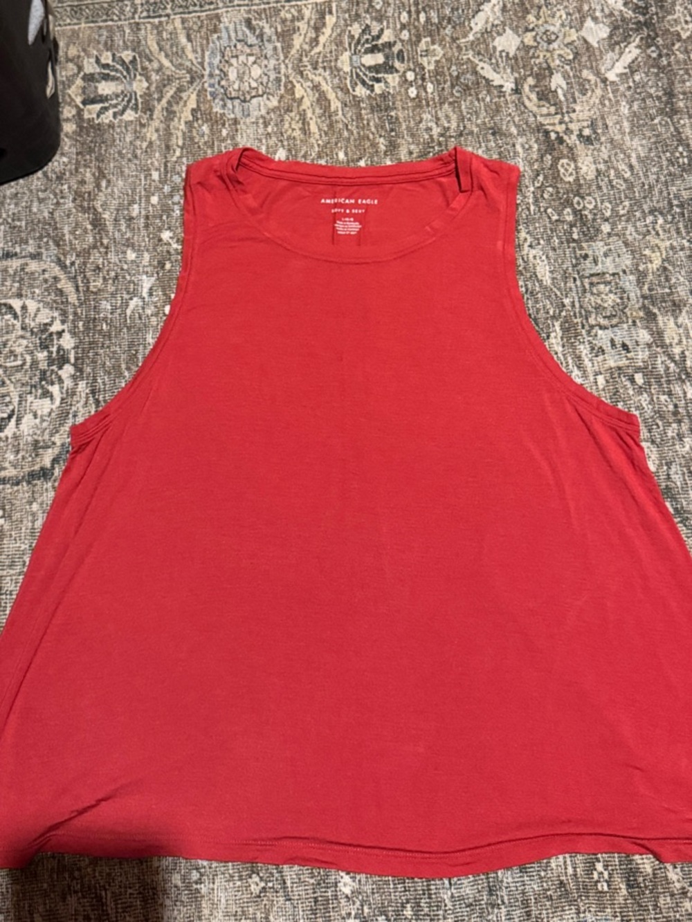 American Eagle Outfitters Red Flared Tank - Large - Soft & Sexy